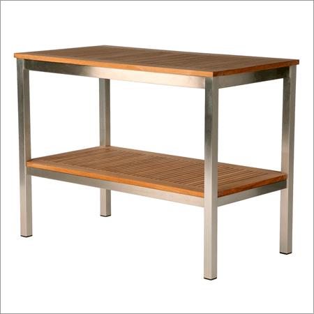 Inox - wood table